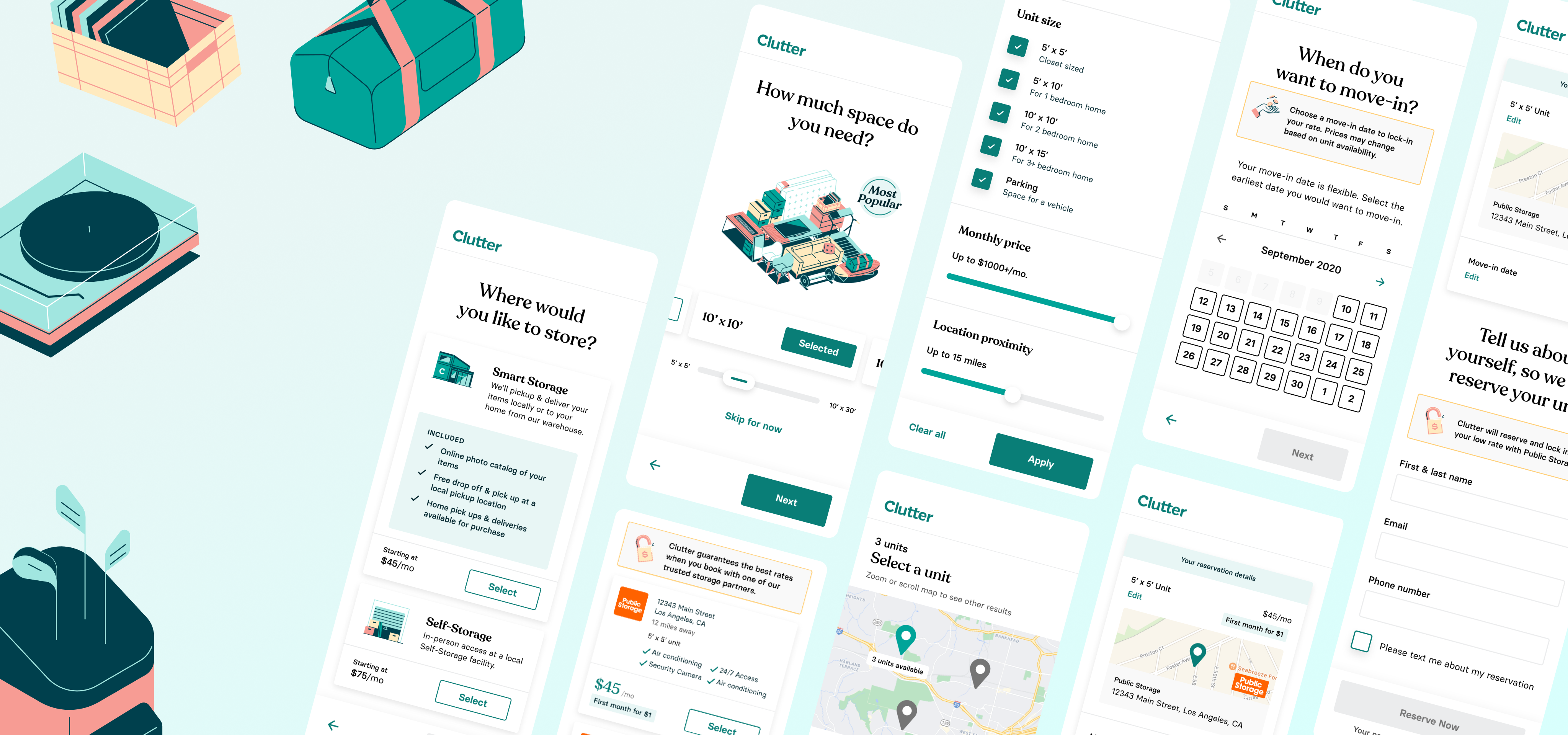Optimizing a facility-first storage booking experience on the marketplace platform.